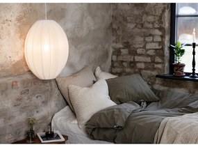 Lustră albă cu abajur textil ø 40 cm Florence – Markslöjd