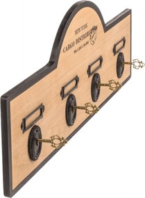 Cuier de perete DEPOT 43 cm cu carlige in forma de cheie