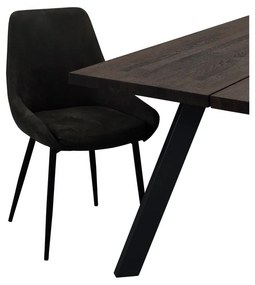 Scaune de dining gri-închis 2 buc. Sierra – Rowico