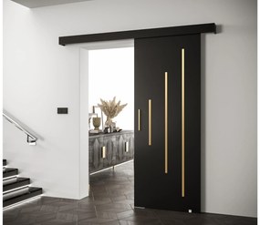 Uși culisante 70 cm Slavdro 3 (negru mat). 1108774