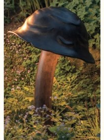 Lampa iluminat exterior din fier forjat design ciuperca AL 6691, 71cm