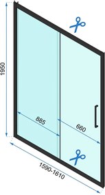 Usa de dus culisanta REA Rapid Slide 160 crom