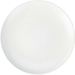 Farfurie întinsă din gresie Stone, diametru27 cm, alb