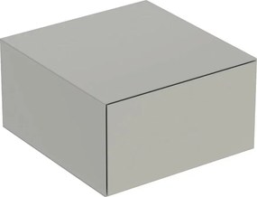 Dulap mediu suspendat Geberit One greige mat cu 1 sertar 45 cm