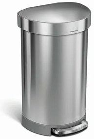 Simplehuman Coș de gunoi cu pedală 45 l, oțel mat