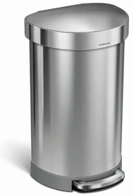 Simplehuman Coș de gunoi cu pedală 45 l, oțel mat