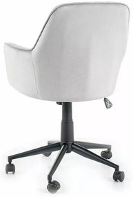 Scaun de birou Q-886 velvet gri deschis Blu03