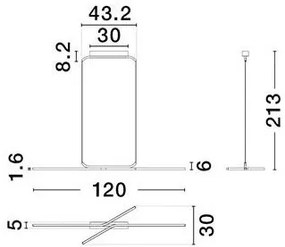 Lustra suspendata LED CCT design modern AKRO negru