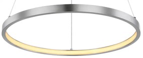 Lustra LED suspendata design modern circular RALPH 19W nichel