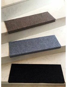 Treaptă pentru scări Quick step dreptunghiularăantracit, 24 x 65 cm, set de 5 bucăți