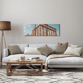 Tablou - Akropolis antic (cu ceas) (90x30 cm)