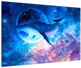 Tablou - Balena spațială (90x60 cm)