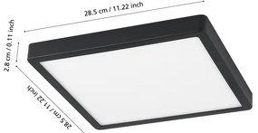 Eglo 98854 - Lampă LED cu intensitate reglabilă pentru baie FUEVA-Z LED/19,5W/230V IP44
