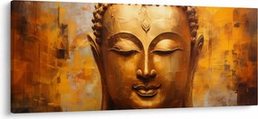 Tablou - Buddha, pictură în ulei (120x50 cm)