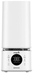 Umidificator de aer si sterilizator 2in1 Atractiv BREEZE, Pana la 40 m², 8 l, 360ml/h, 3 trepte, Ecran tactil, Ceata de apa si sterilizare, Alb