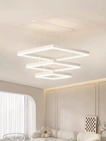 💡 Pendul LED 9510/3 – Stil Minimalist cu Funcții Smart și Finisaj Alb