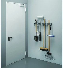 Suporturi de perete pentru mătură și mop 2 buc. - Metaltex