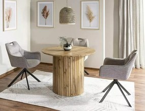 Masa rotunda Socrates stejar artizan/stejar artizan ø100/h76 cm