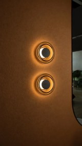 Aplica de perete LED moderna SOFI cognac amber