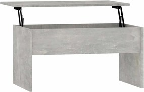 vidaXL Măsuță de cafea, gri beton, 80x50,5x41,5 cm, lemn prelucrat