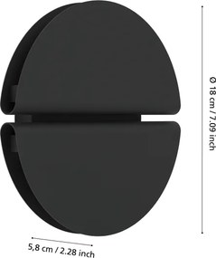 Eglo 902118 - Aplica de exterior PIANOSA LED/4,5W/230V IP44, negru