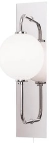 Aplica de perete design modern PIPES, nickel plated