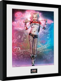 Poster înrămat Suicide Squad - Harley Quinn Stand