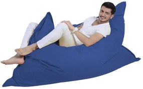 Fotoliu puf pentru grădină Giant Cushion 140x180 - Blue