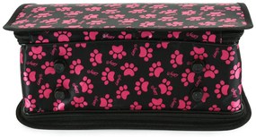 Geanta de transport pentru caine/pisica FURGO XL, negru-roz