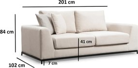 Canapea bej Artie Line