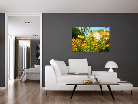 Tablou - Flori galbene (90x60 cm)