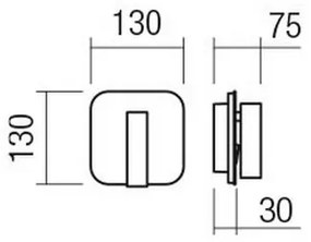 Redo 01-1491 - Aplica de perete LED QUDA, 6W/230V + 3W (CRI 90), cu USB, albă