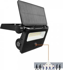 Proiector solar LED cu senzor NCS G2 LED/10W/3,7V 3000/4000/6500K IP54 1800 mAh