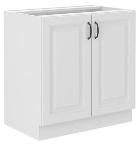 Dulap inferior de bucătărie Vintageline 80 D 2F BB (Alb) . 1103347