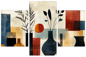 Tablou - Vaze cubiste (90x60 cm)