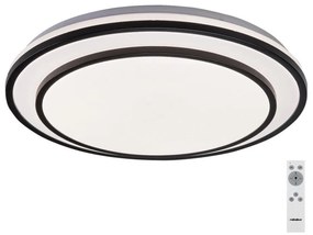 Rabalux 2130 - Plafonieră LED dimabilă LUPITA, 40W/230V, neagră, cu telecomandă