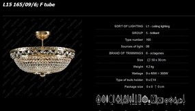 Plafonier cristal Bohemia diametru 50cm L15 165/09/6
