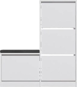 Dulap pentru pantofi Dude White