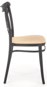Scaun de grădină Karma K512 (negru + bej). 1118269