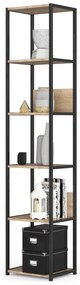 Raft Loriana (negru + stejar sonoma). 1070985