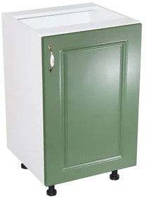 Corp inferior 50 cu 1 usa Zebra MDF Verde drept