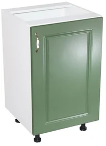 Corp inferior 50 cu 1 usa Zebra MDF Verde drept