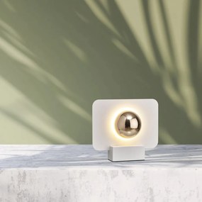 Veioza, Lampa de masa LED design ambiental Alba White