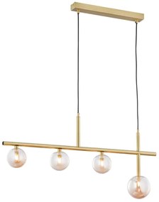 Jupiter 1899 - Lustră suspendată pe cablu NEPTUN 4xG9/14W/230V, auriu