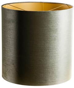 Abajur din catifea verde cu interior auriu 40/40/40