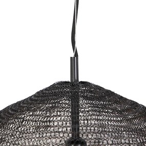 Lampă suspendată orientală neagră - Nidum Gran