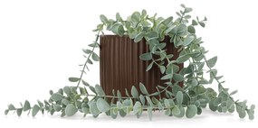 Ghiveci de ceramică, maro mat, KELSO TIP 2