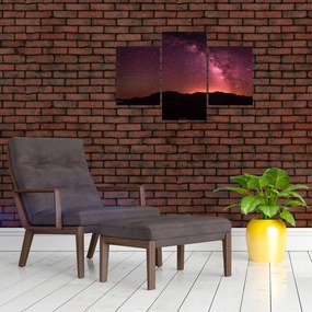 Tablou calea lactee roz (90x60 cm)