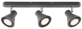 Nordlux - Spot EIK 3xGU10/35W/230V gri