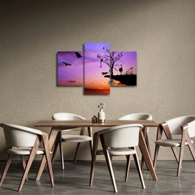 Tablou - Siluetele animalelor (90x60 cm)